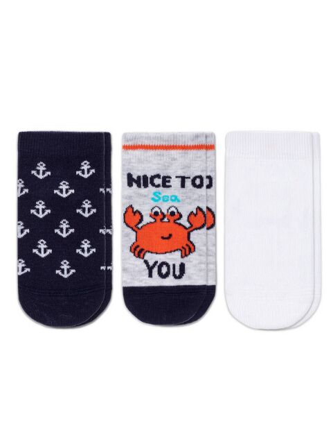 Хлопковые носки (3 пары) - купить в интернет-магазине Conte