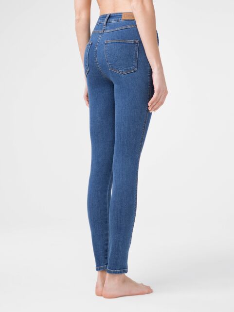 Моделирующие eco-friendly джинсы skinny c супервысокой посадкой CON-174 Lycra® - купить в интернет-магазине Conte