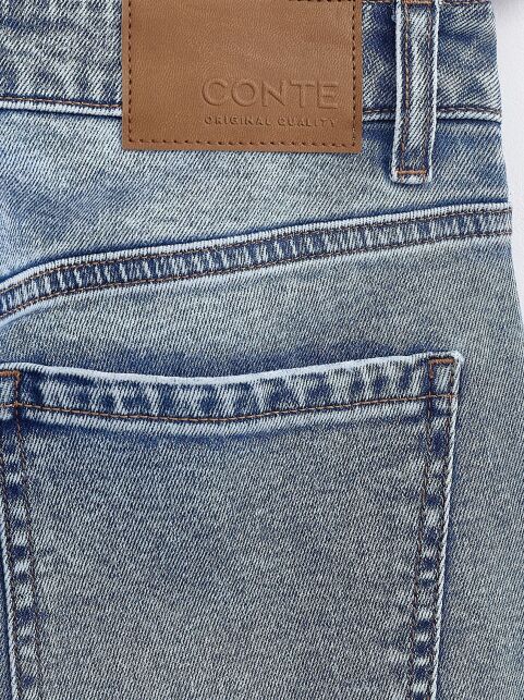 Джинсы slim fit оксидной варки CON-626 - купить в интернет-магазине Conte