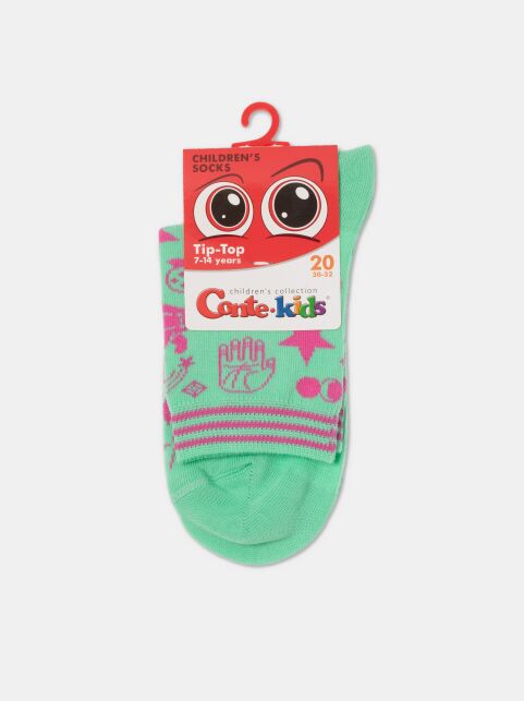 Хлопковые носки с рисунками «Symbol» - купить в интернет-магазине Conte