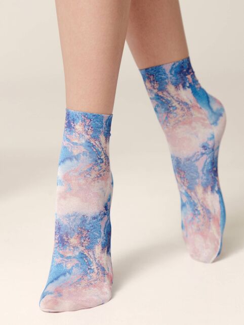 Сияющие носки с рисунком «Painting» - купить в интернет-магазине Conte