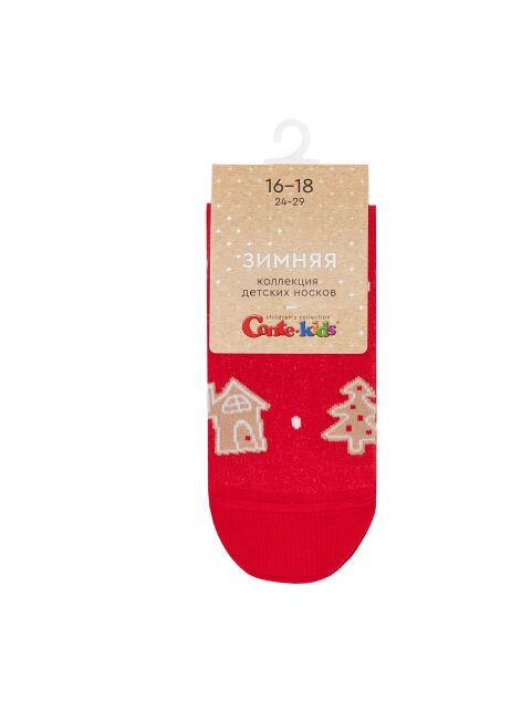 Носки с рисунком «Новогодние пряники» зимняя коллекция - купить в интернет-магазине Conte