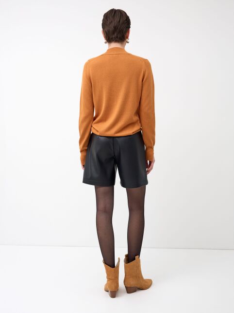 Джемпер из хлопка и модала с разрезами на манжетах LDK 24106 - купить в интернет-магазине Conte