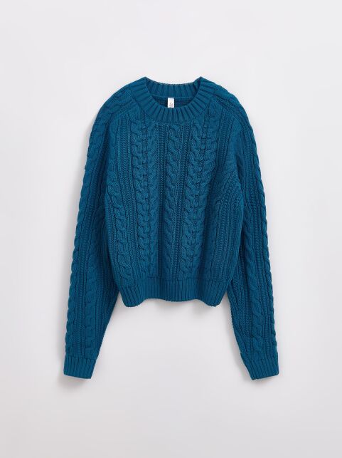 Укороченный фактурный джемпер LDK 239 - купить в интернет-магазине Conte