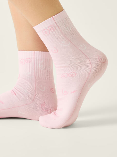 Носки с хлопком и печатным рисунком «Трогательно» - купить в интернет-магазине Conte