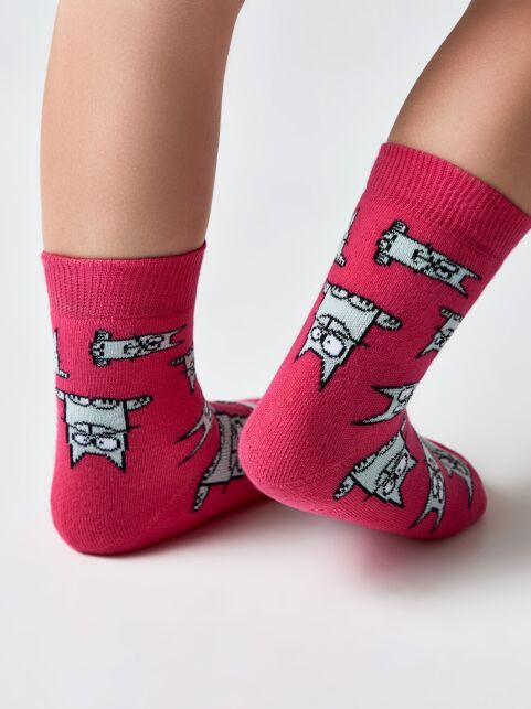 Махровые носки SOF-TIKI с рисунками "Cats" Махровые носки SOF-TIKI с рисунками "Cats" - купить в интернет-магазине Conte