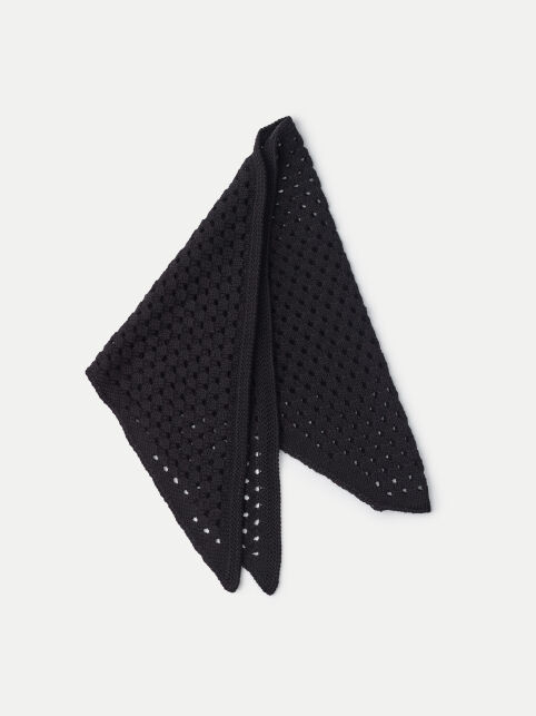 Ажурная косынка из пряжи с хлопком LDK25194 Ажурная косынка из пряжи с хлопком LDK25194 - купить в интернет-магазине Conte