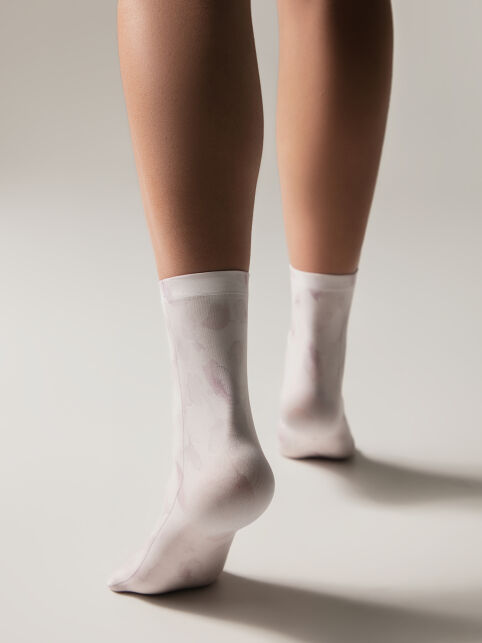 Носки с рисунком «Нежный цветок» - купить в интернет-магазине Conte