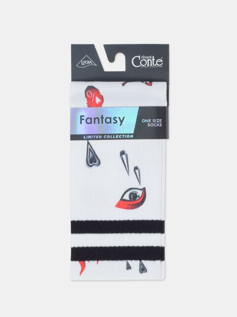 Удлиненные носки с абстрактным рисунком, модель 659 - купить в интернет-магазине Conte