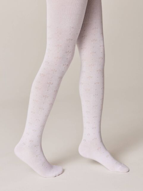 Колготки из хлопка с рисунками «стрекозы» - купить в интернет-магазине Conte