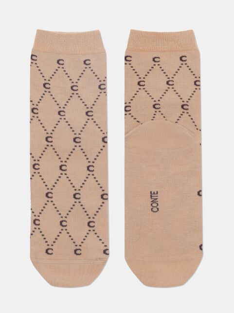 Хлопковые носки с отсылкой к логотипу бренда - купить в интернет-магазине Conte