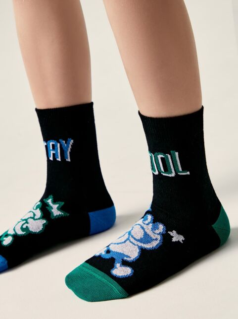 Хлопковые носки с рисунками "Stay cool" - купить в интернет-магазине Conte