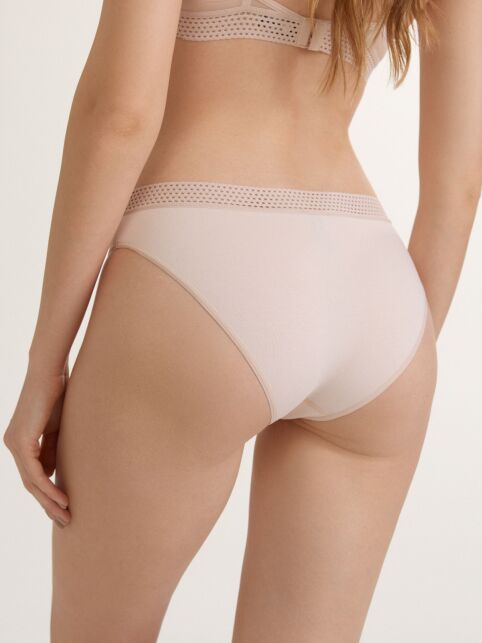 Трусы «бикини» из хлопка с ажурной тесьмой GOTIC LB 3012 - купить в интернет-магазине Conte