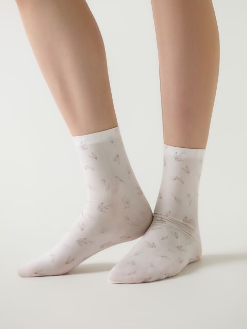 Носки с рисунком "Лепестки" - купить в интернет-магазине Conte