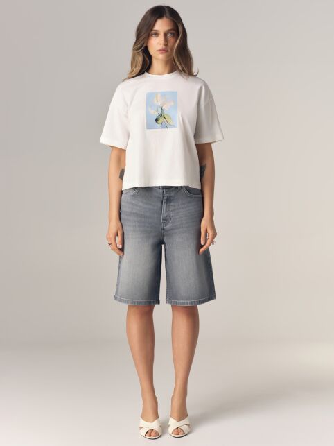 Футболка из хлопка Floriography «Лилия» LD 3469 - купить в интернет-магазине Conte