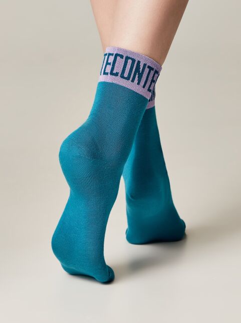 Удлиненные графитовые носки из вискозы «Conte» - купить в интернет-магазине Conte