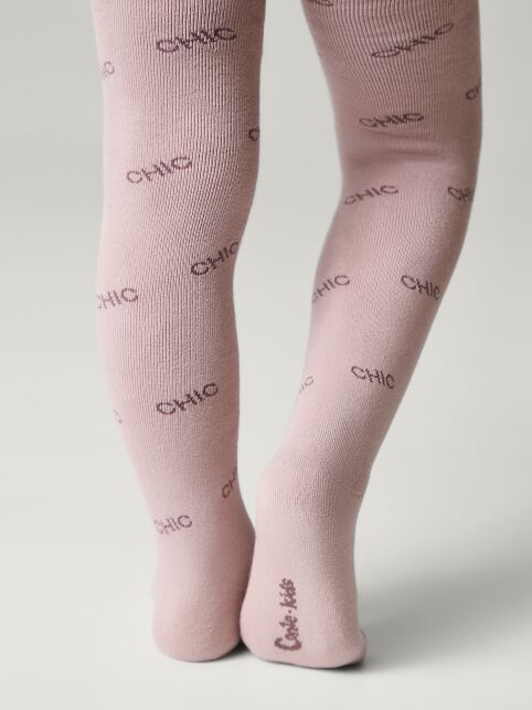 Колготки SOF-TIKI (махровые внутри) с надписью "chic" - купить в интернет-магазине Conte