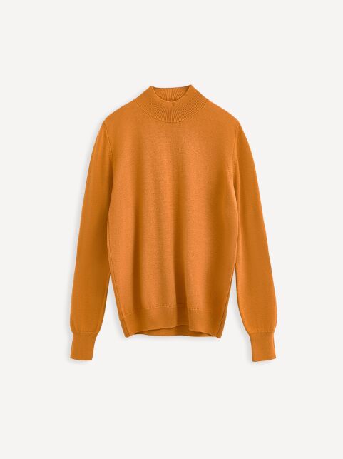 Джемпер из хлопка и модала с разрезами на манжетах LDK 24106 - купить в интернет-магазине Conte