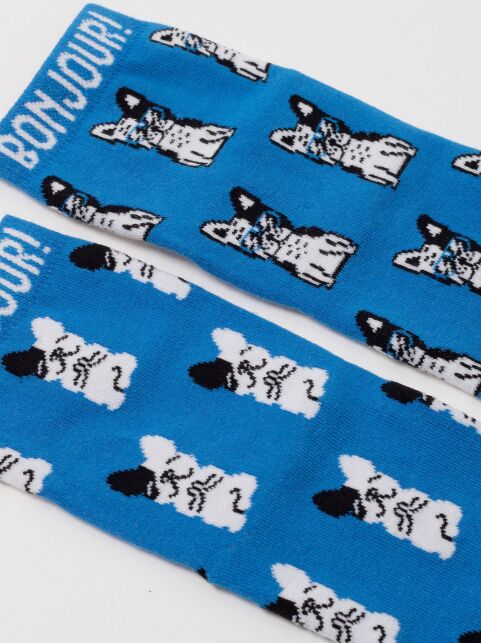 Хлопковые носки с рисунком «French bulldog» - купить в интернет-магазине Conte