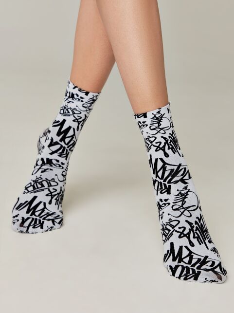 Носки с рисунком «граффити» - купить в интернет-магазине Conte