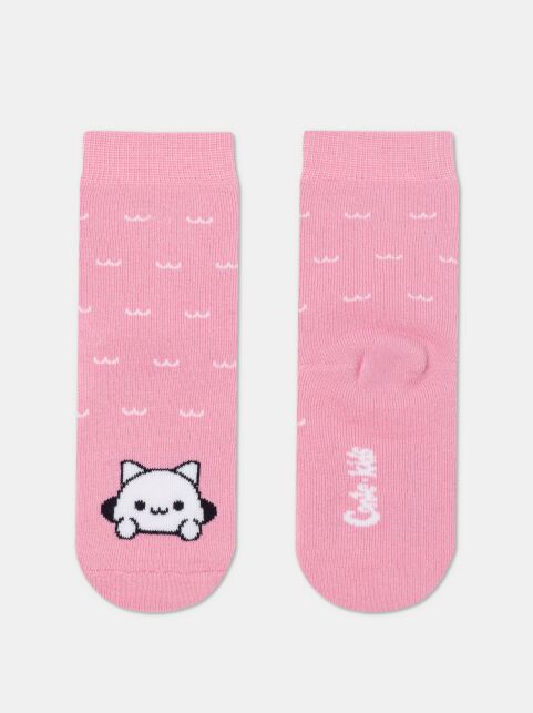 Махровые носки SOF-TIKI с рисунком «кот» - купить в интернет-магазине Conte