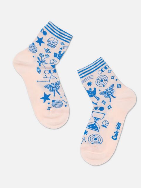 Хлопковые носки с рисунками «Symbol» - купить в интернет-магазине Conte