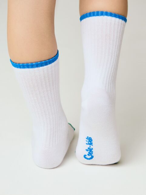 Удлиненные носки с яркой линией на резинке - купить в интернет-магазине Conte