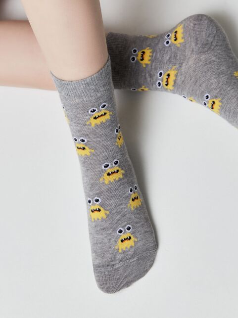 Хлопковые носки с рисунком “Monster” - купить в интернет-магазине Conte