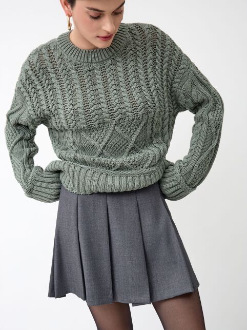 Юбка-mini в складку LU 3262 - купить в интернет-магазине Conte