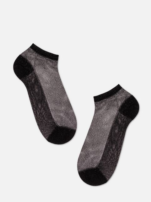 Ультракороткие носки из вискозы с ажурным переплетением - купить в интернет-магазине Conte