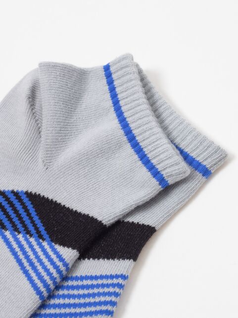 Короткие светло-серые спортивные носки ACTIVE lycra®, модель 956 - купить в интернет-магазине Conte