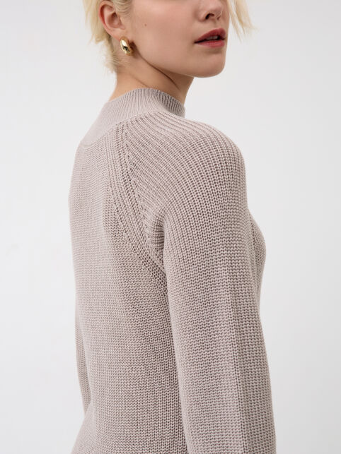 Платье-макси прямого силуэта из пряжи с хлопком LDK 24139 - купить в интернет-магазине Conte