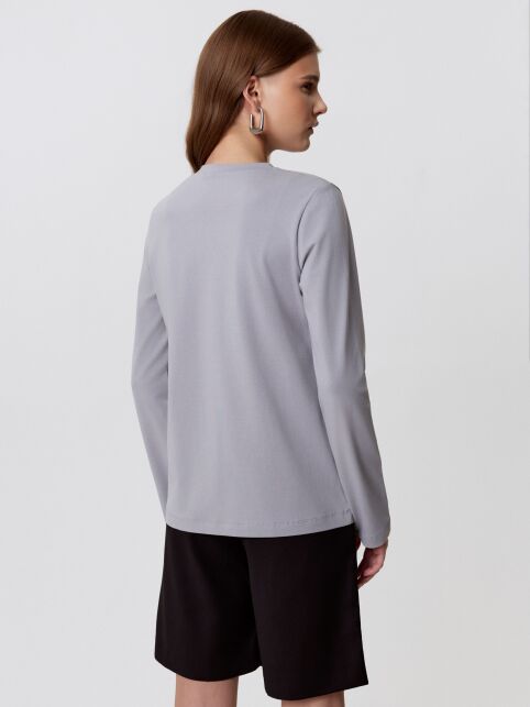 Лонгслив из хлопка с рисунком «Flowers» LD 3287 - купить в интернет-магазине Conte