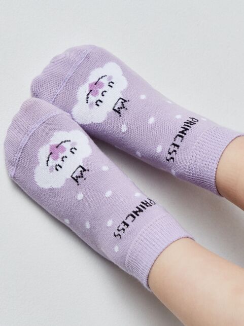 Хлопковые носки с рисунком “Princess” - купить в интернет-магазине Conte