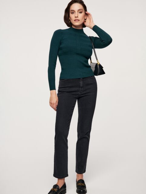 Джемпер прилегающего силуэта из пряжи с вискозой LDK 280 - купить в интернет-магазине Conte