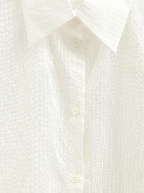 Рубашка из полупрозрачной ткани с двойными манжетами LRU 3434 Рубашка из полупрозрачной ткани с двойными манжетами LRU 3434 - купить в интернет-магазине Conte