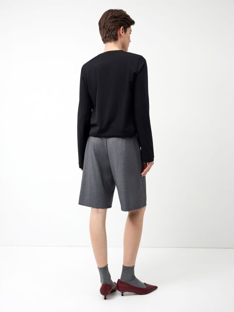 Лонгслив из хлопка с рисунком «It is better to dress» LD 3287 Лонгслив из хлопка с рисунком «It is better to dress» LD 3287 - купить в интернет-магазине Conte