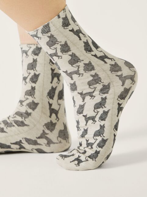 Носки со льном из лимитированной коллекции BEST FRIENDS «Сфинкс» - купить в интернет-магазине Conte