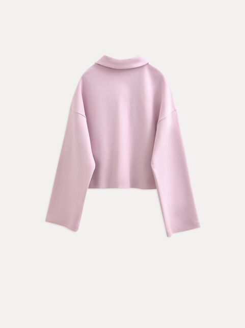 Джемпер-поло из футера-пике LD 3458 - купить в интернет-магазине Conte