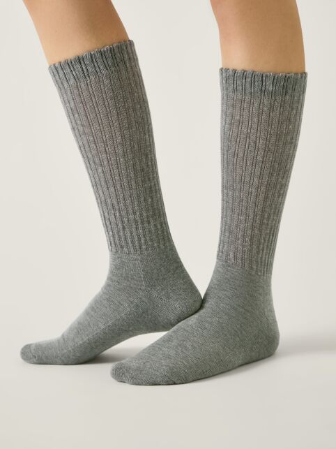 Тёплые носки из хлопка с махровой пяткой COMFORT - купить в интернет-магазине Conte