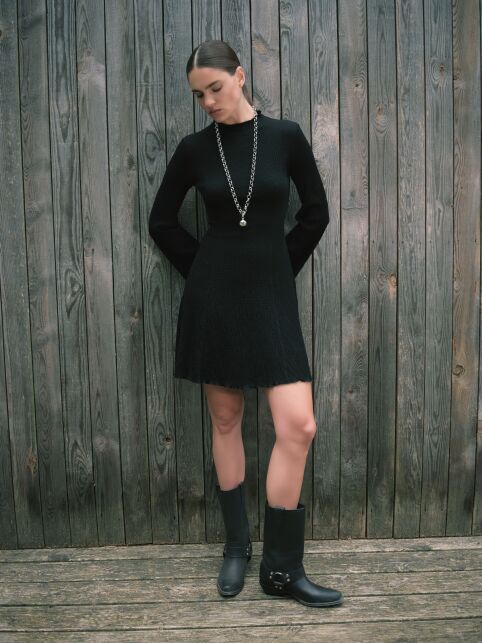 Платье-mini с жатым эффектом и шнуровкой на спинке LPL 3237 Платье-mini с жатым эффектом и шнуровкой на спинке LPL 3237 - купить в интернет-магазине Conte