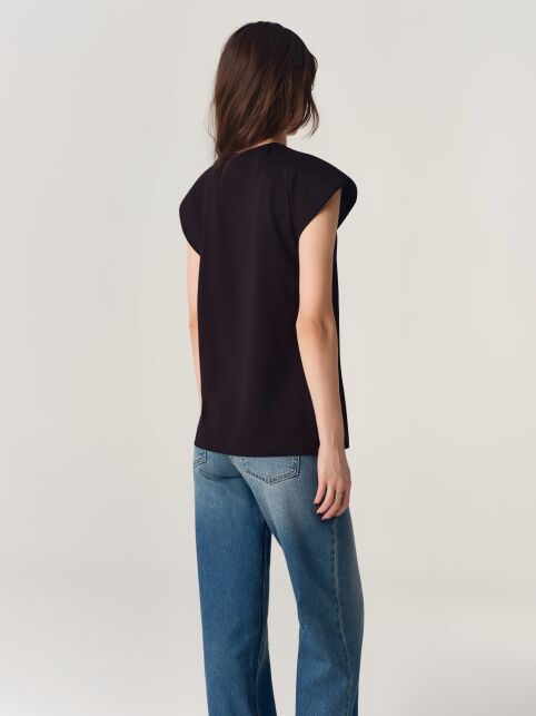 Футболка из хлопка с подплечниками LBL 3450 - купить в интернет-магазине Conte