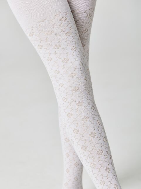 Колготки хлопковые детские TIP-TOP молочный 413 - купить в интернет-магазине Conte