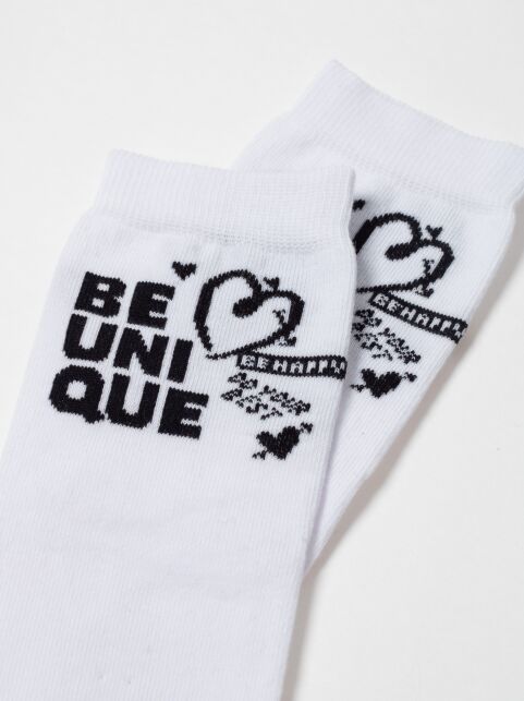 Хлопковые носки с рисунком “Be unique” - купить в интернет-магазине Conte