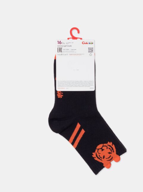 Носки из хлопка с декоративным 3D-пикотом “Tiger” - купить в интернет-магазине Conte