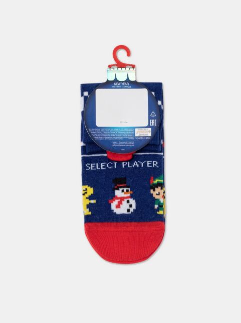 Новогодние детские носки с рисунком «Christmas game» - купить в интернет-магазине Conte