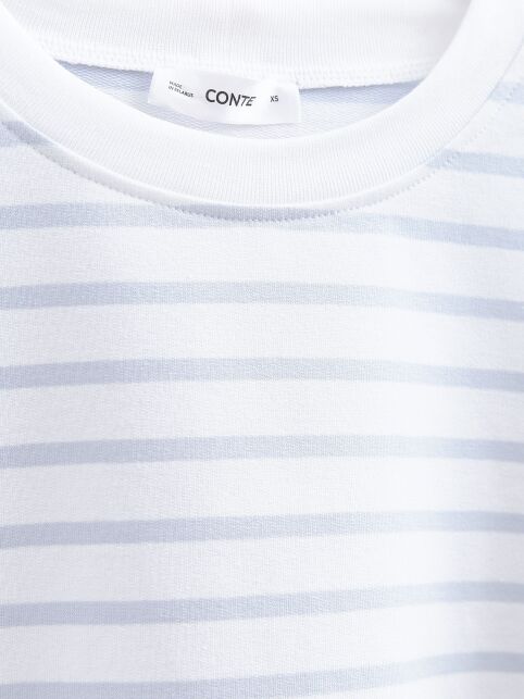 Лонгслив свободного кроя из хлопка в полоску LD 3293 Лонгслив свободного кроя из хлопка в полоску LD 3293 - купить в интернет-магазине Conte