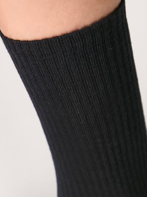 Удлиненные детские носки из хлопка в рубчик Удлиненные детские носки из хлопка в рубчик - купить в интернет-магазине Conte