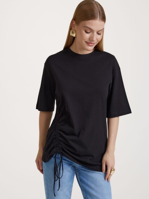 Футболка из хлопка со сборкой LD 3086 - купить в интернет-магазине Conte