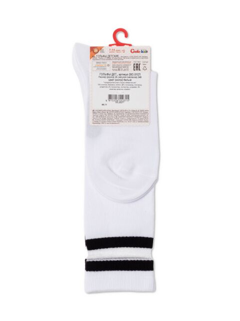 Однотонные хлопковые гольфы со вставками из прозрачной сетки - купить в интернет-магазине Conte